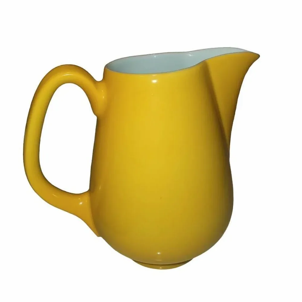 Vintage Yellow Rosenthal Germany 3 Piece Cup And Creamer Set.